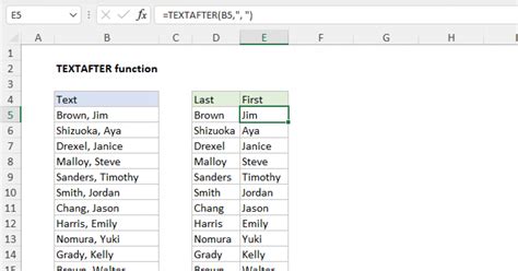 Excel Text.AfterDelimiter Function