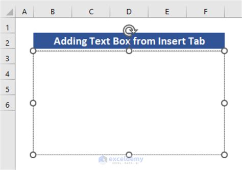 Excel Text Box