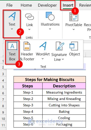 Excel Text Box Example 10