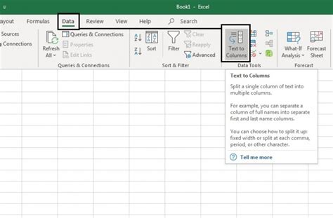 Excel Text to Columns