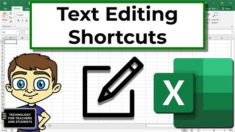 Excel Text Editing Shortcuts