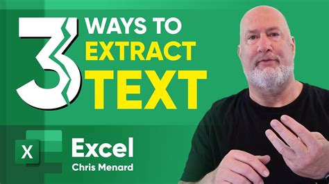 Image of Excel text extraction techniques