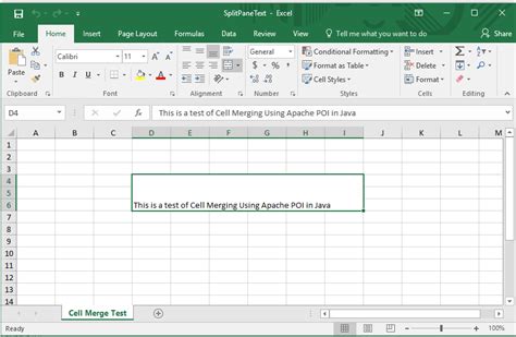 Excel Text Merging