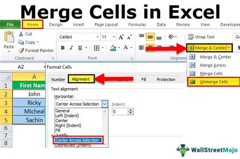 Excel Text Merging Examples