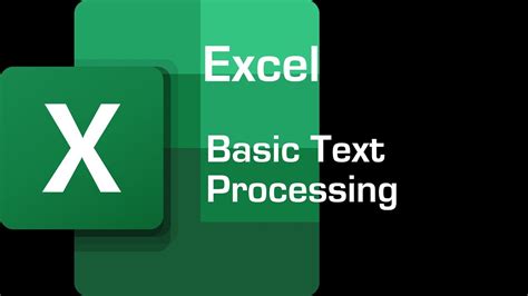 Excel Text Processing Example