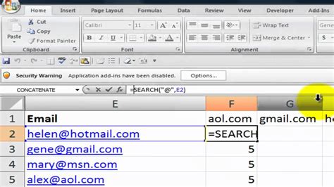 Best Practices for Searching Text in Excel