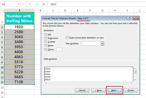 Using Text to Columns to remove trailing spaces in Excel