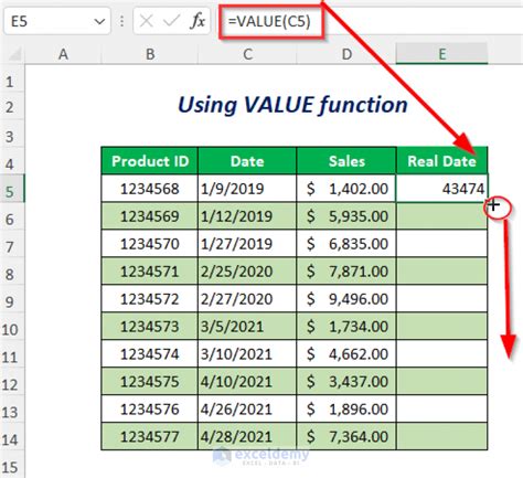 Convert text to date in Excel