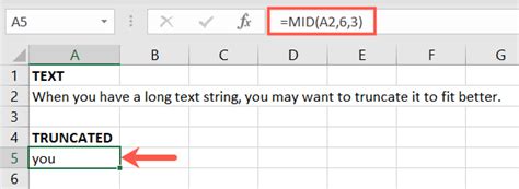 Excel Text Truncation Gallery