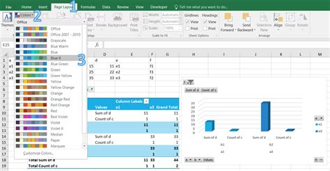 Excel Theme Colors