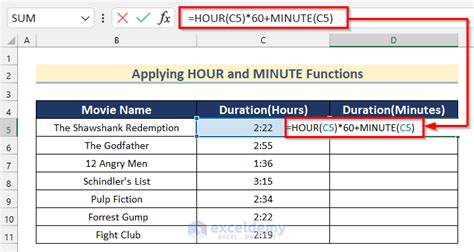 Excel Time Conversion Functions Gallery