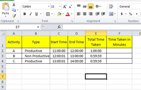 Excel Time Format Conversion