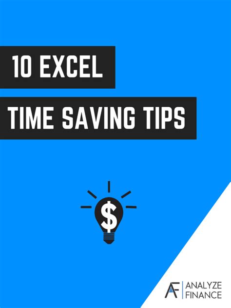 Excel Time Saving Tips Description 7