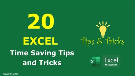 Excel Time-Saving