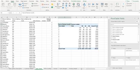 Excel Time Summarization PivotTables