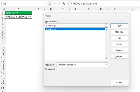 Excel Timestamp Tracking Software