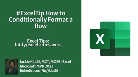 Excel conditional formatting