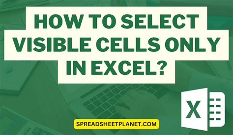 Excel Tip: Add Visible Cells