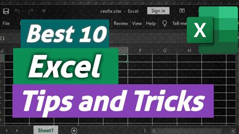 Excel Tips 10