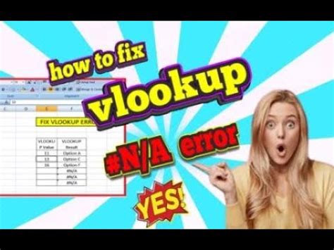 Excel Tips to Fix Vlookup Error