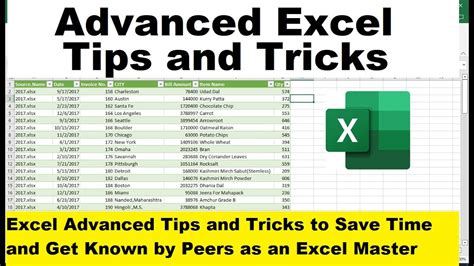 Excel Tips and Tricks Description 1