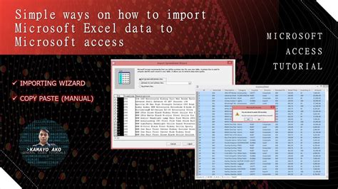 Excel to Access Import Tool