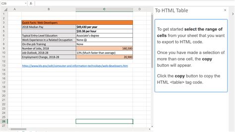 Using Excel's Built-in Feature