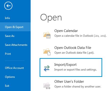 Step-by-Step Import Process from Excel to Outlook