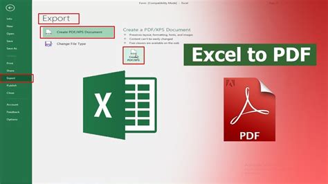 Excel to PDF form converter