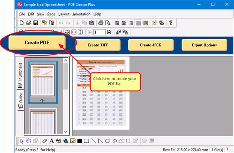 Excel to PDF Printing Example