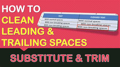 Advanced techniques for removing trailing spaces in Excel