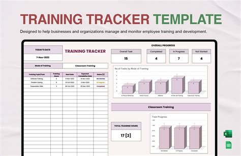 Excel training plan template pdf free