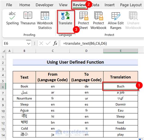 Excel Translation