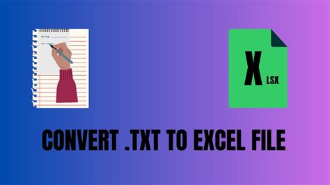 Excel Tutorial Txt Conversion