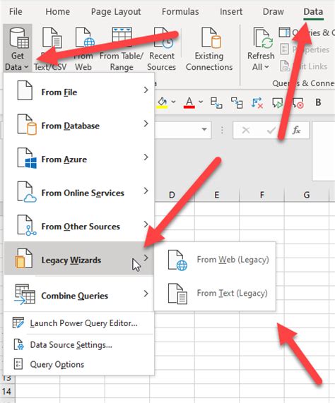 Importing text files into Excel