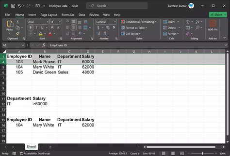 Excel Unhide Rows 10