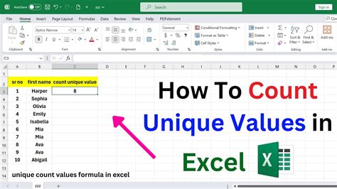 Excel Unique Value Formula 4