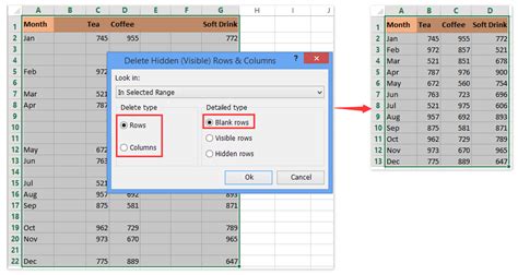 Understanding Unused Lines in Excel