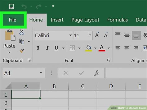 Excel update