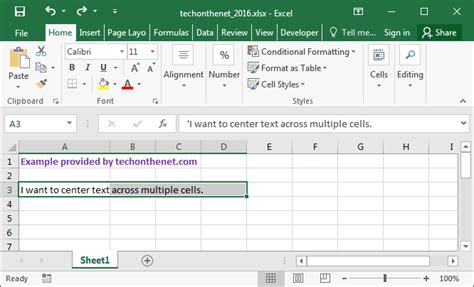 Excel Values Across Columns