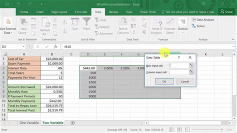 Excel Variables Gallery 2