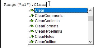 Excel VBA Clear Worksheet