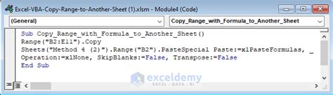 Excel VBA Copy Range Troubleshooting