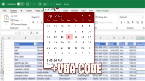 Excel VBA Date Picker