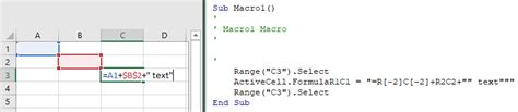 Excel VBA Equation