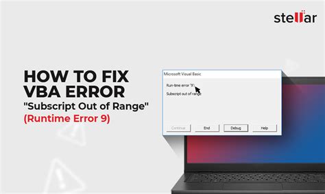 Excel VBA Error Fix 9