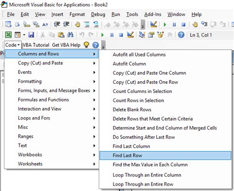 Excel VBA Examples Add-ins