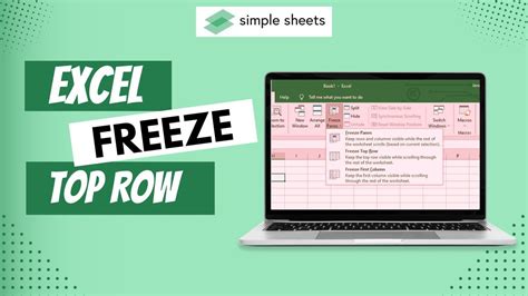 Freeze Top Row in Excel VBA using Range Object