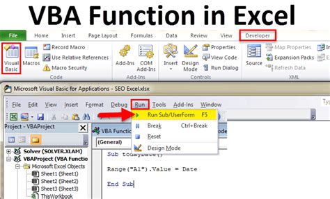 Excel VBA Functions