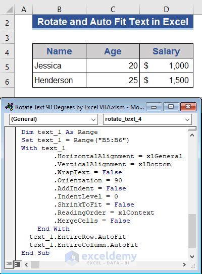 Excel VBA Horizontal Alignment Autofit